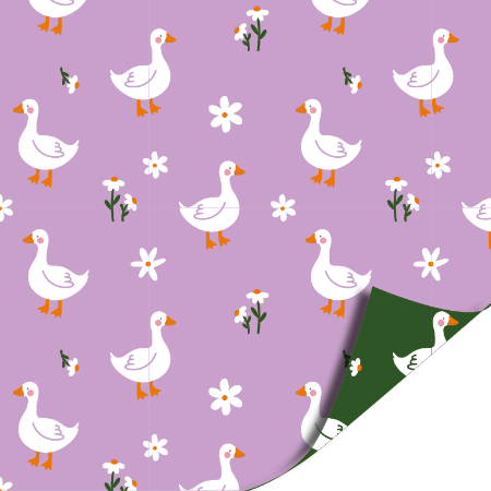Afbeeldingen van KP® Cadeaupapier 30cm 100m - Little Goose