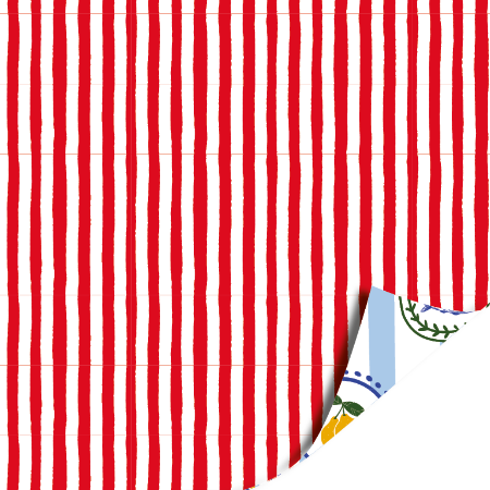 Afbeeldingen van KP® Cadeaupapier 30cm 100m - Seaside Supper