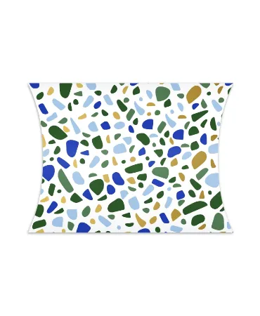 KP® Gondeldoosjes - Terrazzo (blauw) - 25 stuks