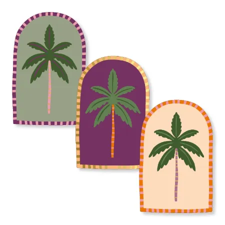 Tropical Deco, 3 soorten stickers - voorjaarstickers