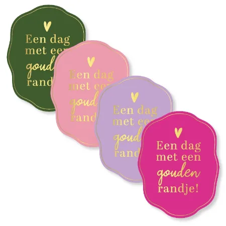 Een dag met een gouden randje - 4  soorten