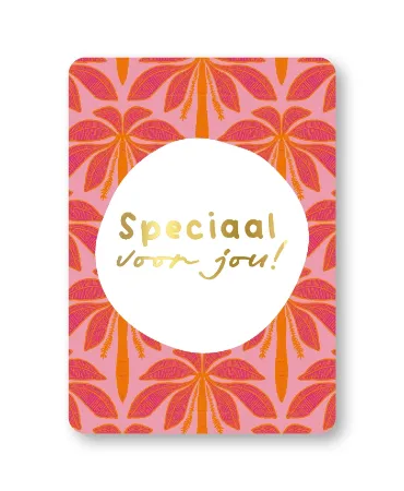 KP® Wenskaarten A6 - Speciaal voor jou (sunset palms) - 10 stuks