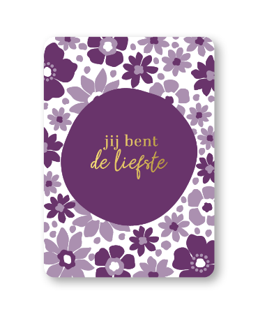 KP® Wenskaarten A6 - Jij bent de liefste - 10 stuks