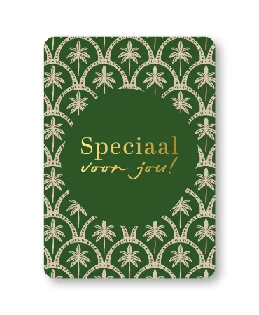 KP® Wenskaarten A6 - Speciaal voor jou (tropical deco) - 10 stuks