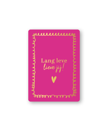 KP® Cadeaukaartjes A7 - Lang leve lieve jij, 25 stuks