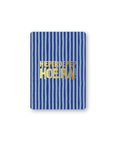 KP® Cadeaukaartjes A7 - Hieperdepiep Hoera!, 25 stuks