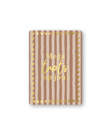 KP® Cadeaukaartjes A7 - Mega trots op jou, 25 stuks