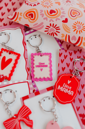 Sleutelhanger ovaal - Lieve mama