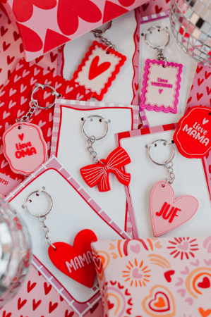 Sleutelhanger ovaal - Lieve mama