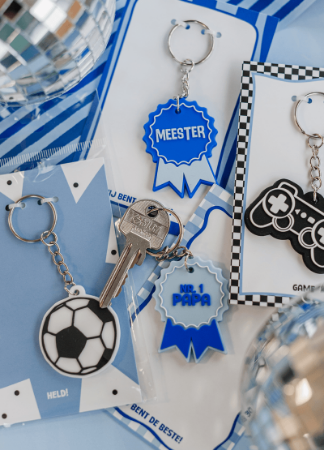 Sleutelhanger voor papa - medaille met Nr.1 papa - vaderdag