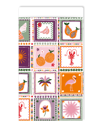 KP® Cadeauzakjes 17x25cm Bohemian Summer 250st