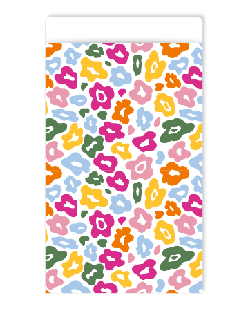 KP® Cadeauzakjes 17x25cm Leopard Garden 250st