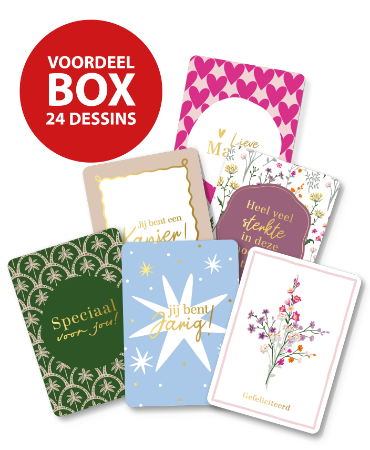 KP® Wenskaarten A6 Voordeelbox Voorjaar 2026