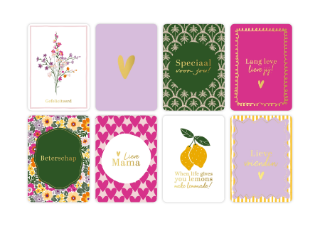 KP® Cadeaukaartjes A7 Voordeelbox Voorjaar - 24 x 25 stuks