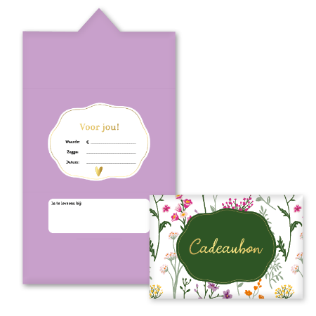 KP® Cadeaubon - Wildflowers - 25 stuks