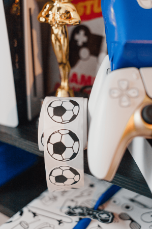 Voetbal sticker - stoere stickers