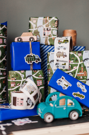 My Little Village - inpakpapier, cadeaupapier