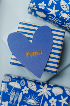 KP® Wenskaarten - Papa (Hartvorm) - 10 stuks