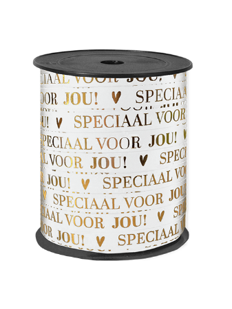 cadeaulint, bedrukt, paperlook, kadolint