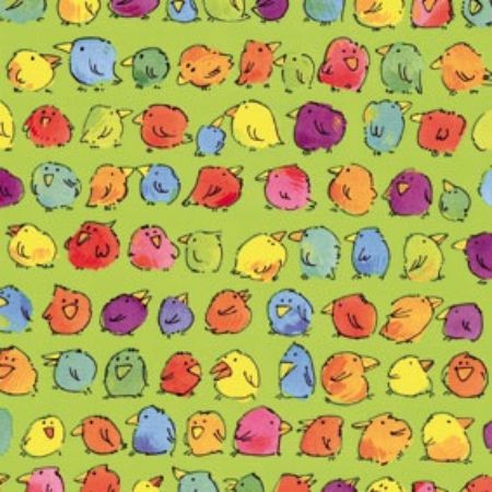 Afbeeldingen van Cadeaupapier Artline Forte 80gr Piepmatz groen 30cm 200m