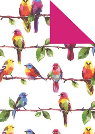 Afbeeldingen van Cadeaupapier Artline Mat 90gr Pescara/uni roze 30cm 200m