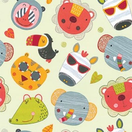 Afbeeldingen van Cadeaupapier Artline Mat 90gr Serengeti 30cm 200m