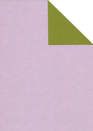 Afbeeldingen van Cadeaupapier Eco Kraft wit 65gr pastel-rosé-olijf 30cm 200m