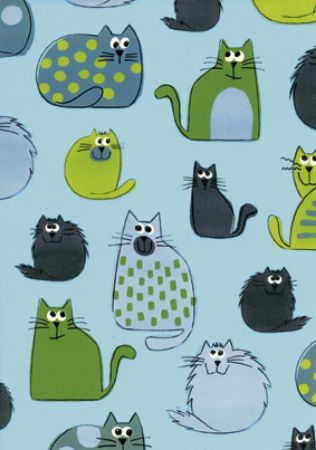 Afbeeldingen van Cadeaupapier Artline Forte 80gr Carlo turquoise 50cm 200m