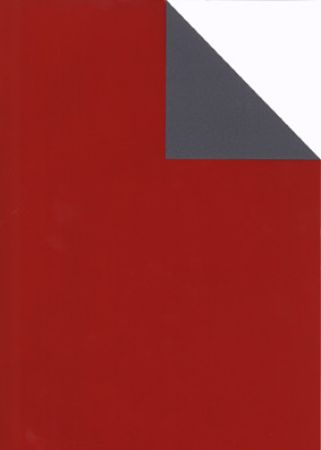 Afbeeldingen van Cadeaupapier Artline Forte 80gr Rood+UV/grijs 50cm 200m