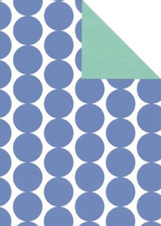 Afbeeldingen van Cadeaupapier Artline Mat 90gr Aalborgblauw 50cm 200m