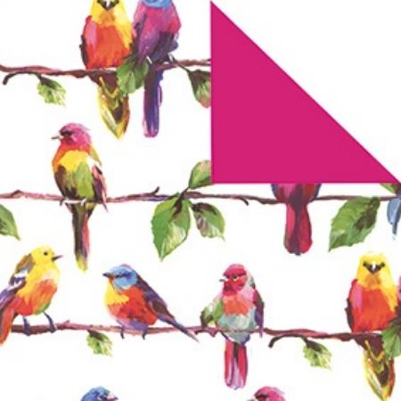 Afbeeldingen van Cadeaupapier Artline Mat 90gr Pescara/uni roze 50cm 200m