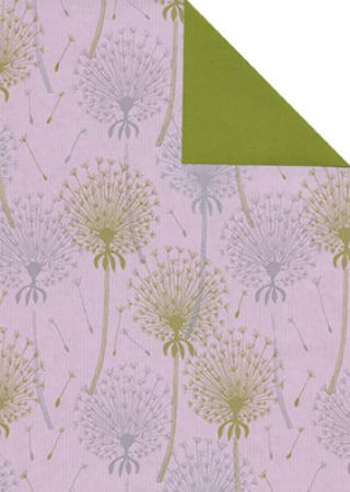 Afbeeldingen van Cadeaupapier Eco Kraft wit 65gr Varenna pastel/rosé 50cm 200m