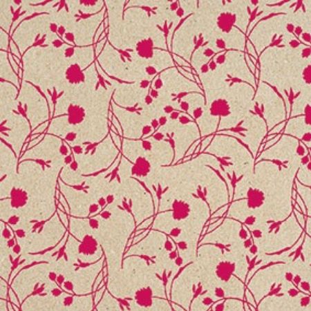 Afbeeldingen van Cadeaupapier Eco Recycling bruin 70gr Erba fuchsia 50cm 200m