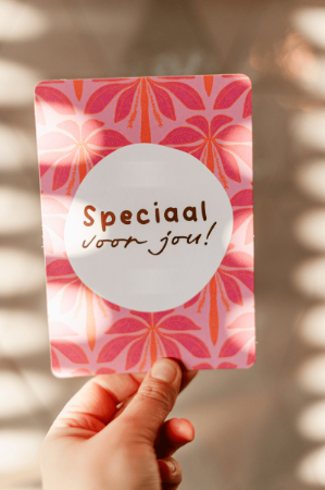 KP® Wenskaarten A6 - Speciaal voor jou (sunset palms) - 10 stuks