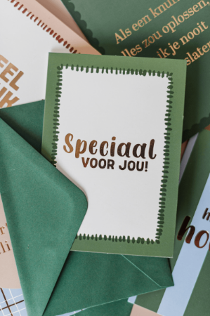 KP® Wenskaarten gevouwen - Speciaal voor jou - 5 stuks