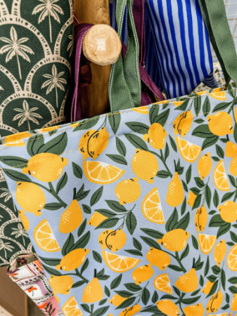 KP® Canvas tas - Lemons 48x15x38cm