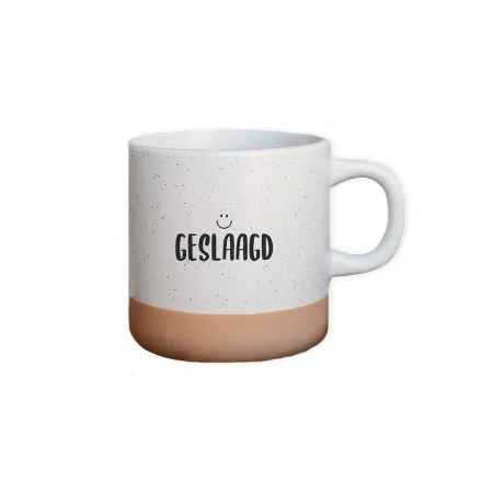 Keramische mok met Geslaagd - Geslaagd cadeau