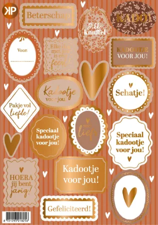 KP® A5 stickervel - Autumn vibes - 25 vellen