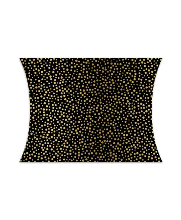 KP® Gondeldoosjes - Luxury dots (black) - 25 stuks
