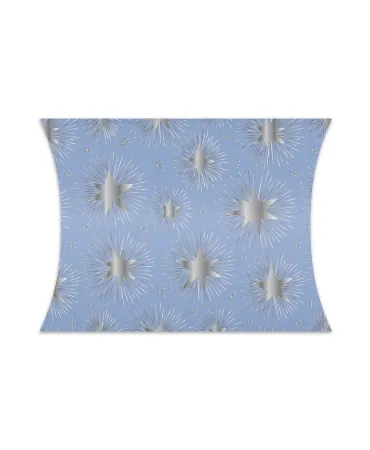 KP® Gondeldoosjes - Stargazing (lightblue/silver) - 25 stuks