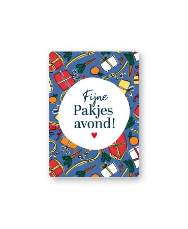 KP® Cadeaukaartjes A7 - Fijne Sinterklaas, 25 stuks