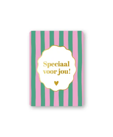 KP® Cadeaukaartjes A7 - Speciaal voor jou (stripes), 25 stuks
