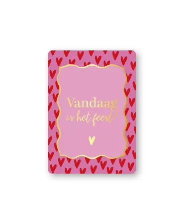 KP® Cadeaukaartjes A7 - Vandaag is het feest, 25 stuks
