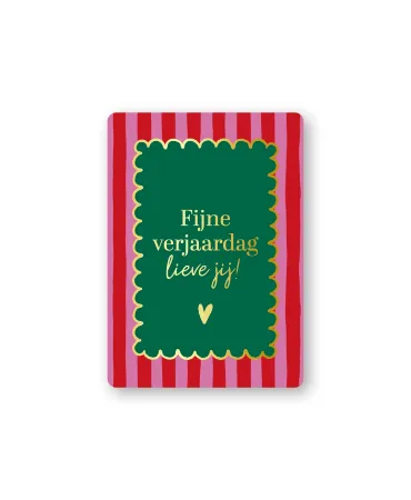 KP® Cadeaukaartjes A7 - Fijne verjaardag lieve jij, 25 stuks