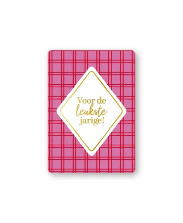 KP® Cadeaukaartjes A7 - Voor de leukste jarige, 25 stuks