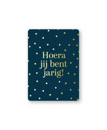 KP® Cadeaukaartjes A7 - Hoera jij bent jarig, 25 stuks