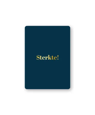 KP® Cadeaukaartjes A7 - Sterkte (donkerblauw), 25 stuks