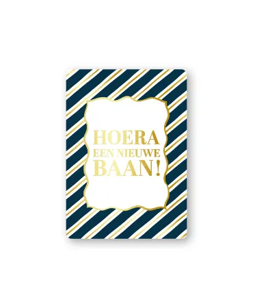 KP® Cadeaukaartjes A7 - Hoera een nieuwe baan, 25 stuks