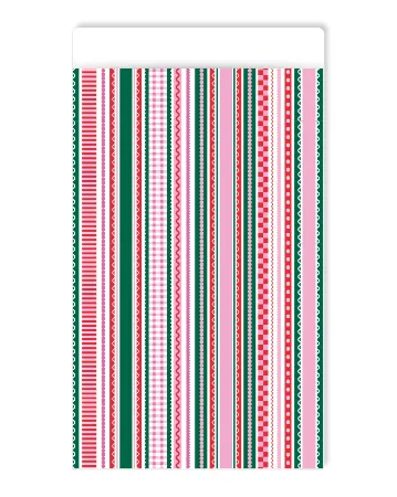 KP® Cadeauzakjes 17x25cm Colorful ribbons 250st