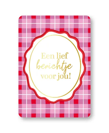 KP® Wenskaarten A6 - Een lief berichtje voor jou - 10 stuks
